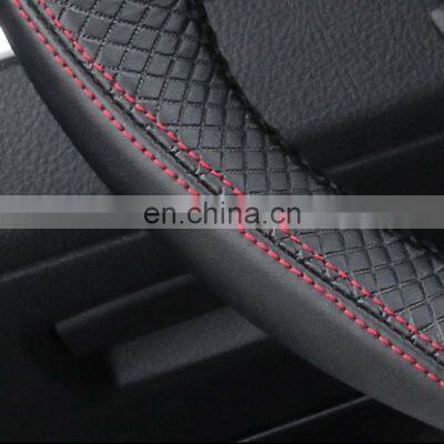 Hot New Product Leather Braided Steering Wheel Cover, Soft Non-slip Universal Steering Wheel Cover photo-5
