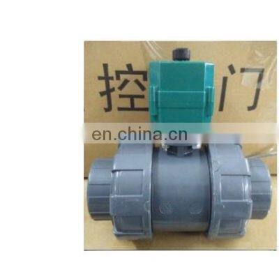 plastic motorized ball valve CTF-001 10nm 220v 12v plastic motorized ball valve