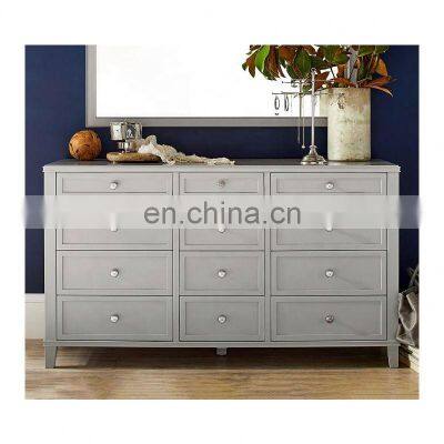 Extra Wide Simple Pattern Wooden Dresser With Spaciours Drawers for Bedroom photo-5