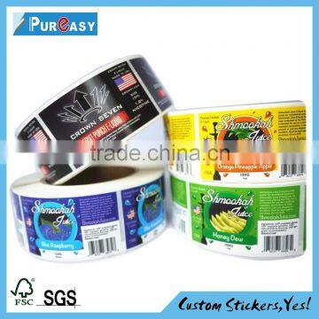 Printing Private Adhesive Full Colour Packaging Food Label