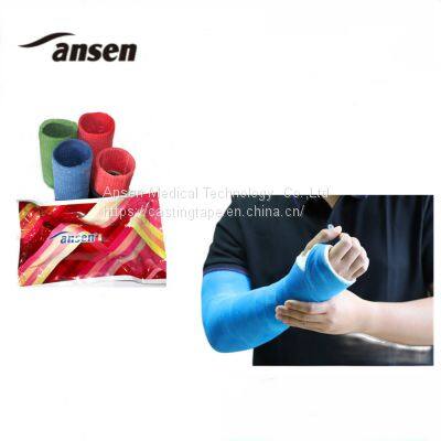 Best Selling Medical Products Fiberglass Cast Water-resistant Orthopedic Bandage for Bone Fracture