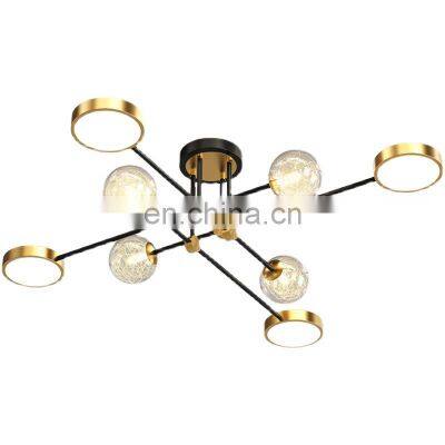 2021 New Nordic Minimalist Living Room Ceiling Lamp Creative Bedroom Study Pendant Lamp LED Luxury Art Chandelier