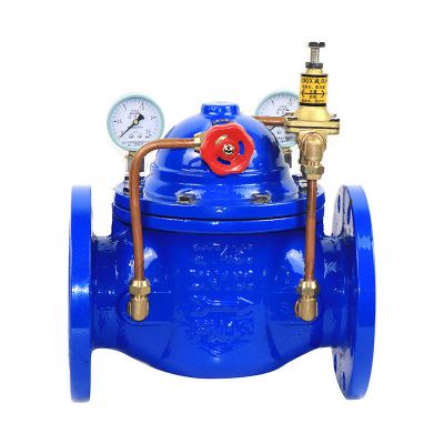 High quality cast iron hydraulic control valve, adjustable flange control valve and pressure reducing valve