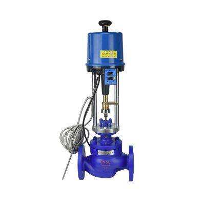 Manufacturer Wholesale Electric Temperature Regulating Valve Durable Flange Regulating Valve