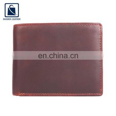 2022 Latest Arrival High Quality Buff Antique Fitting Genuine Leather Smart Card Wallet from Indian Manufacturer