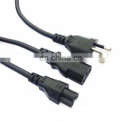 Wholesale Customization Specs 3 Pin Black Laptop Computer Charging Cable Power Cord