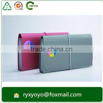 Frosted pp Expanding Folder Wallet Hard Plastic Accordion Folder With String Closure photo-3