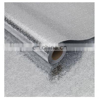 Kitchen wallpaper stickers adhesive aluminum foil self adhesive aluminum foil PVC wallpaper for kitchen