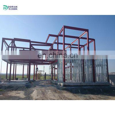 easy build prefab hangar steel structure building floor drawing cad