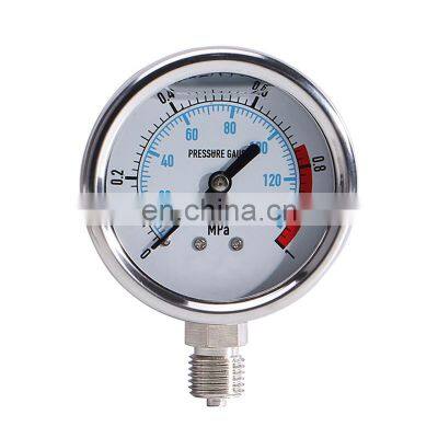 Ex Factory Price Shockproof High Precision Customization Dry or Oil Filled Pressure Gauge