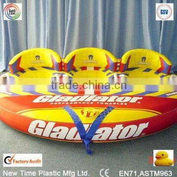 2014 hot sale triangle inflatable towable sled