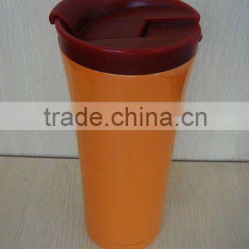 Chinese Manufacture Hot Selling 500ml double wall stainless steel travel coffee mugs with leakproof lid