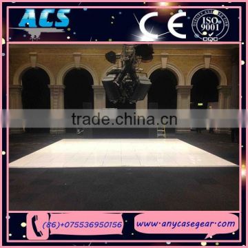 ACS 2014 hot sale Interlocked Wood Portable Dance Floor For Sale With Trolley