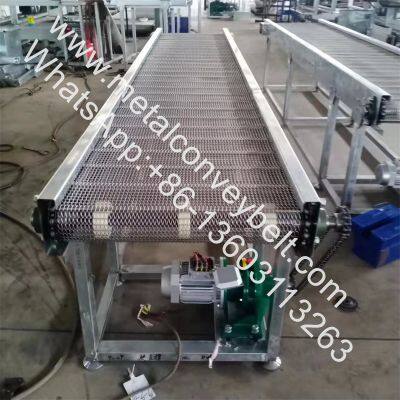 Best-selling Chain Rod Driven Sidewall Conveyor wire mesh Belt