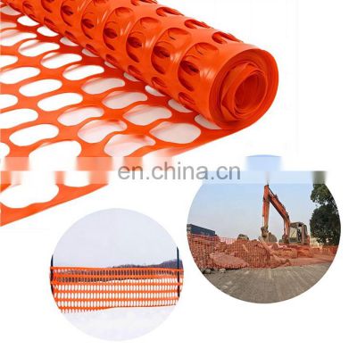 4'X50' heavy duty durable orange safety fence plastic construction site safety fence