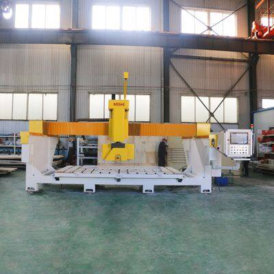 Integrated Mobile Bridge Saw Adopts Microcomputer Control Used Marble Simple Stone Granite Infrared 5 Axis Cnc Cutting Machine photo-3