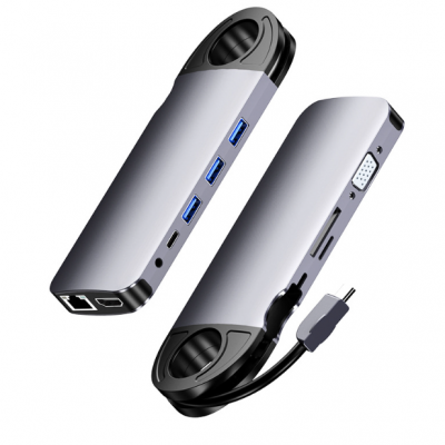 Vinop Multi-port Multi-function Charging Docking Station 10 in 1 photo-2