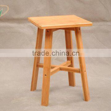 Hot-selling new-design Customized bamboo square stool