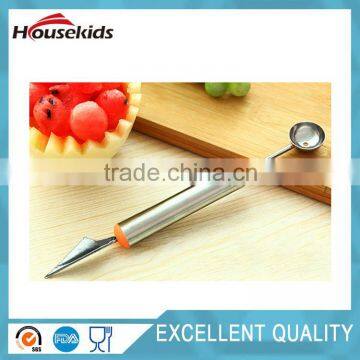 Watermelon Slicer Melon Baller. Fruit Carving Knife, Cutter, Peeler, Ice Cream Scoop.