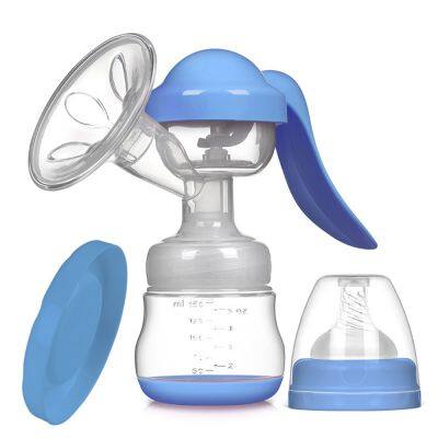 Breast pump manual suction large silica gel breast milk baby feeding