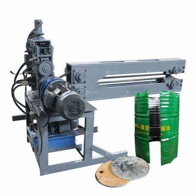 Hot Sale Easy to Operate Oil Drum Iron Barrel Cutting Equipment Chemical Barrel Recycling Machinery