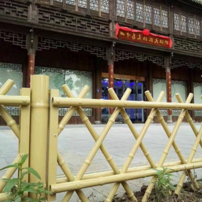 Customizable Imitation Bamboo Fence for Garden Decoration | Artificial Bamboo Stainless Steel Fence photo-2