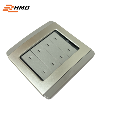 Schneider Morton KNX E5058NL NEO 8-Pushbutton Programmable Control Panel Gray + Silver photo-2