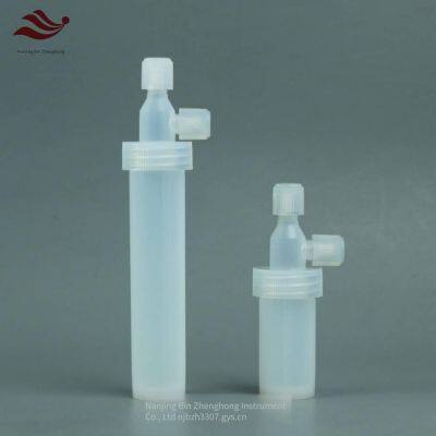 high-purity pfa purge bottle for inert gas purging of reaction tanks, with 1/4 connector, anti-siphon buffer bottle, can be equipped with valves