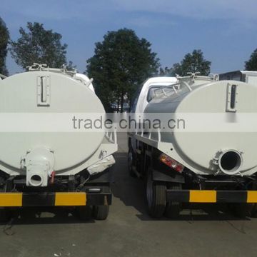 2015 Low price FOTON small suction tank sewage suction tanker truck