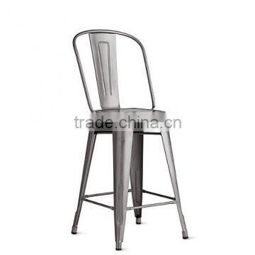 hot selling steel iron frame modern design vintage dining metal chair