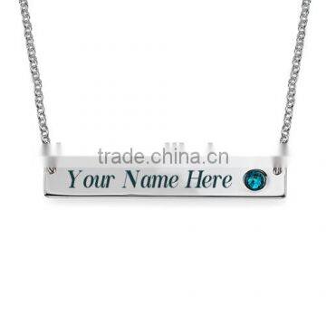 Simple Design Jewelry Necklace ,Stainless Steel Name necklace