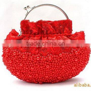 2015 best quality woman clutch beaded bag