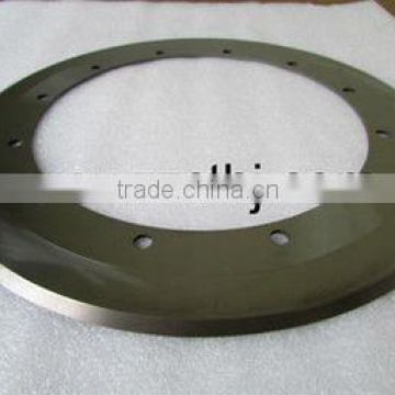 factory suply 310mm*210mm*2mm tungsten steel alloy grinding circular cutter with 12 threaded hole