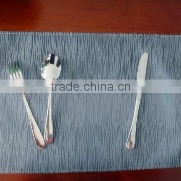 High quality dinner Pvc Placemat Zebra-stripe Placemat