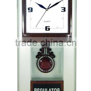 Plastic Quartz Pendulum Wall Clock