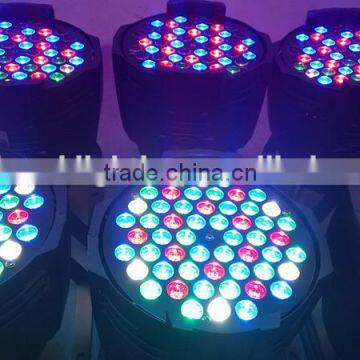 cheap led par light for disco, led disco light, led par light for show, 54x3w high power brightness RGBW