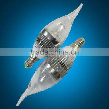 2013 hot sell led candle dimmable, 3 years warranty