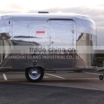 SLUNG SL-6S Mobile Food Trucks Catering Trailer Stainless Steel Food Truck Mechanical Brake Configuration photo-6