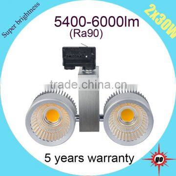 Triac Dimming 2*30W Commercial Led Track Light photo-5