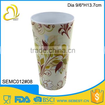 wholesale melamine tableware products plastic reusable coffee cup