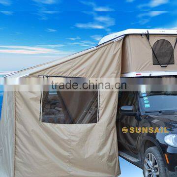 car roof top tent with change room dress room