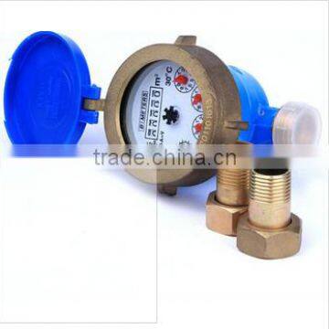 DN15-25mm dry dial mechanism brass meter