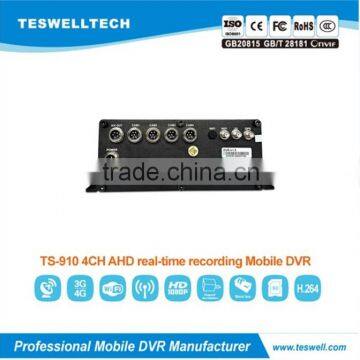 4CH D1 H.264 3G GPS 1SATA 1TB HDD Mobile DVR for Car