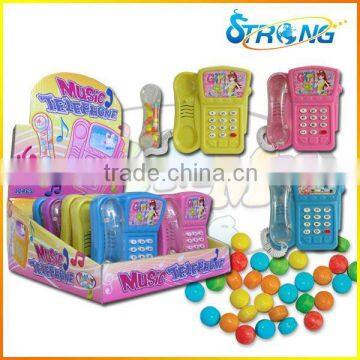 Music Telephone Toy Candy