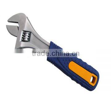 250mm rubber handle Adjustable wrench for equipemnt