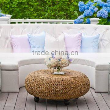 Half-circle white backrest wedding sofa XW1018