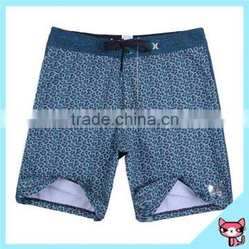 Green leopard pattern board short manufacturer