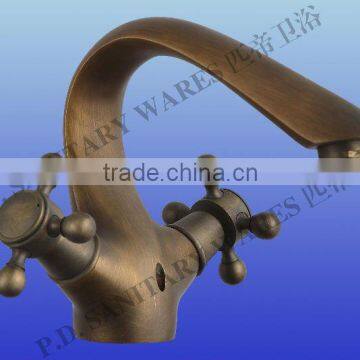 Dual handles archaize faucet