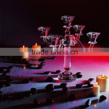 crystal candlesticks