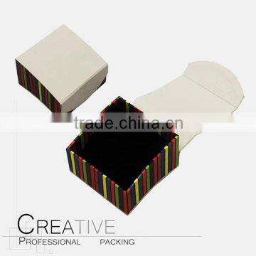 Recycle wholesale paper jewelry box for necklace